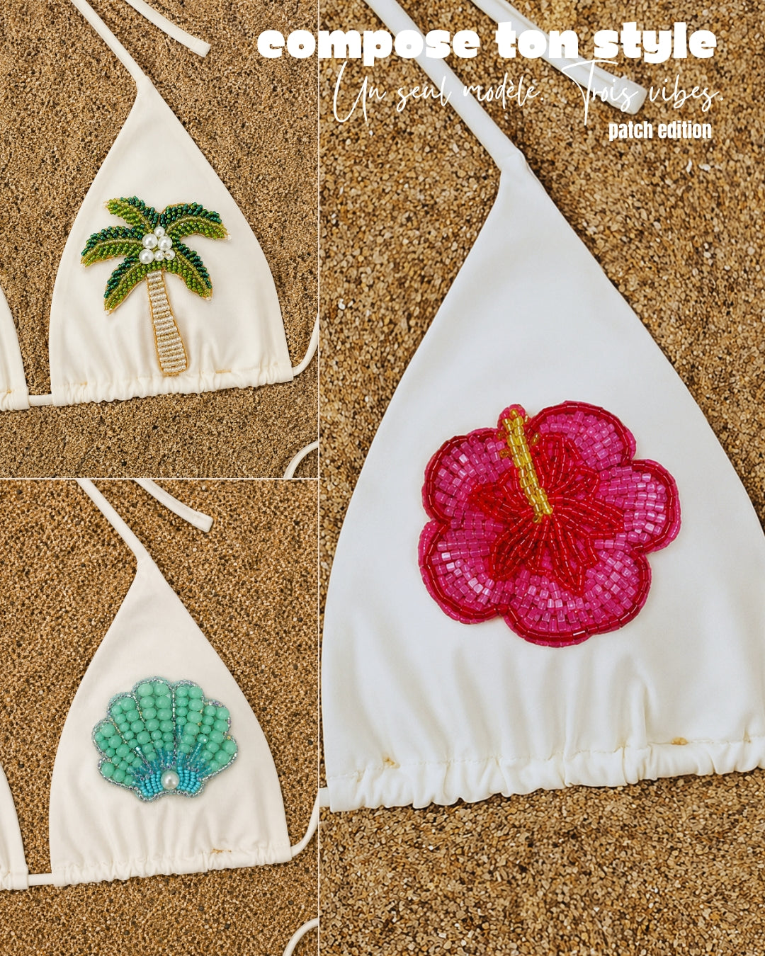NAÏA — Bikini Triangle Personnalisé | Patch Edition