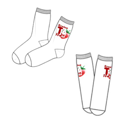 Chaussettes Fraise