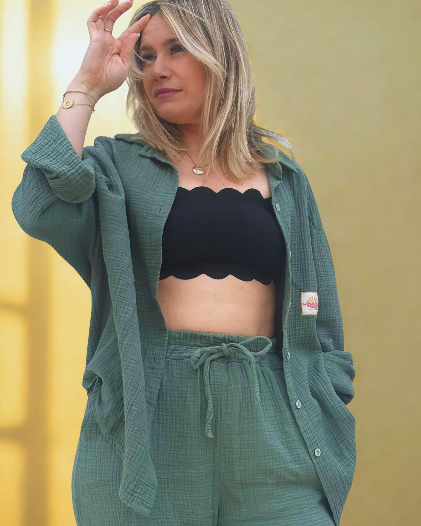 Pantalon Anubis Beige – Confort & Élégance Décontractée