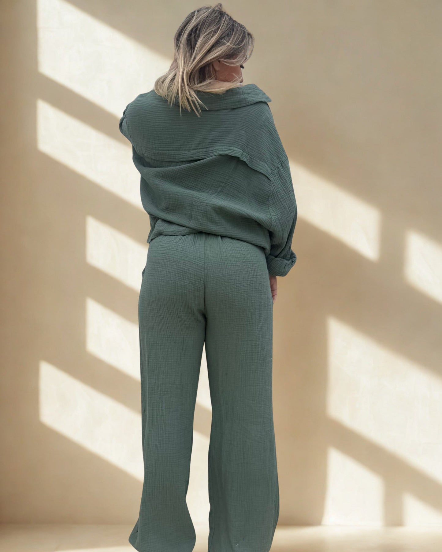 Pantalon Anubis Beige – Confort & Élégance Décontractée