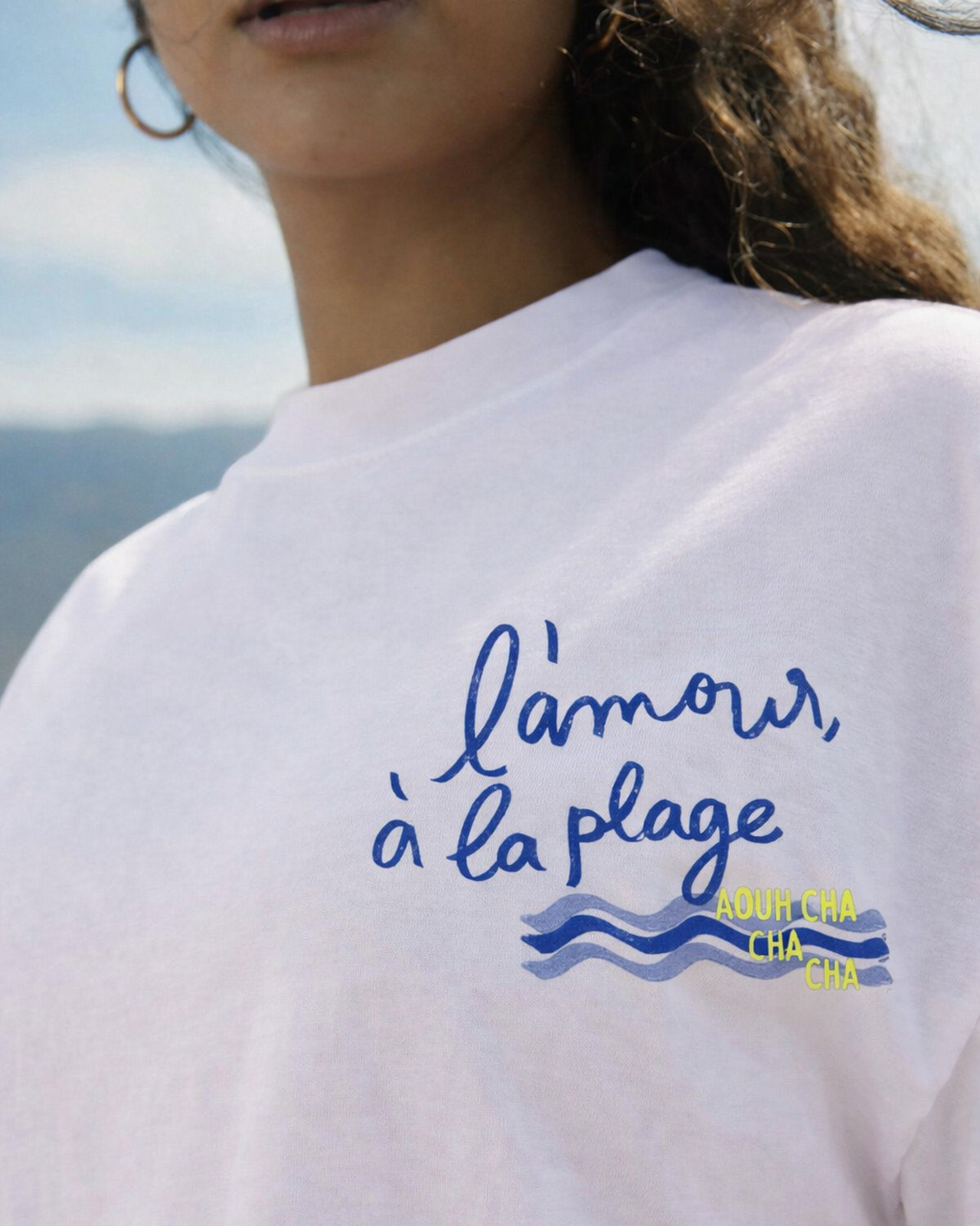 T-Shirt Crop Top L’Amour à la Plage – Sport & Streetwear