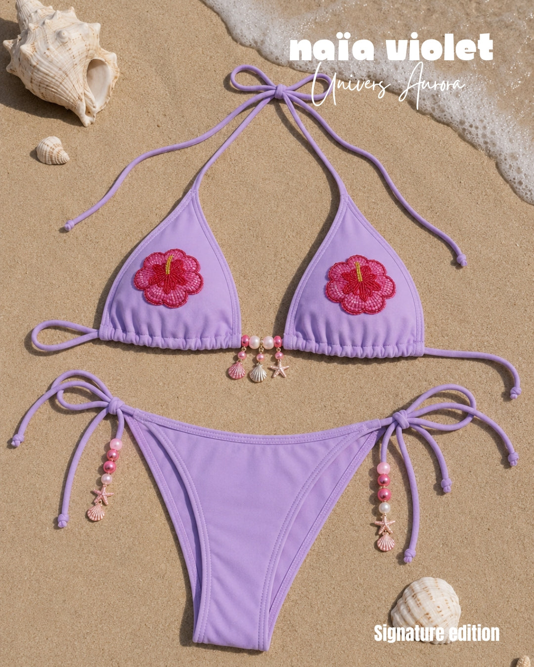 NAÏA — Bikini Triangle Personnalisé | Signature Edition