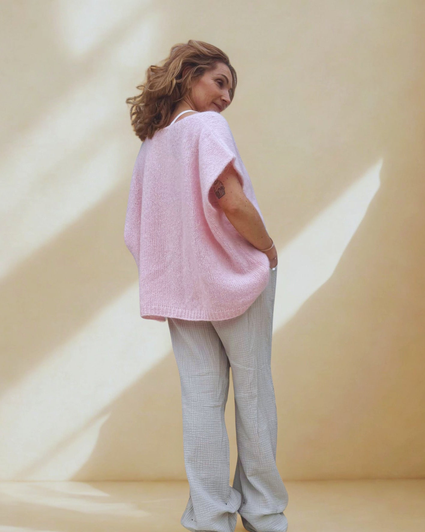 Pantalon Anubis Beige – Confort & Élégance Décontractée