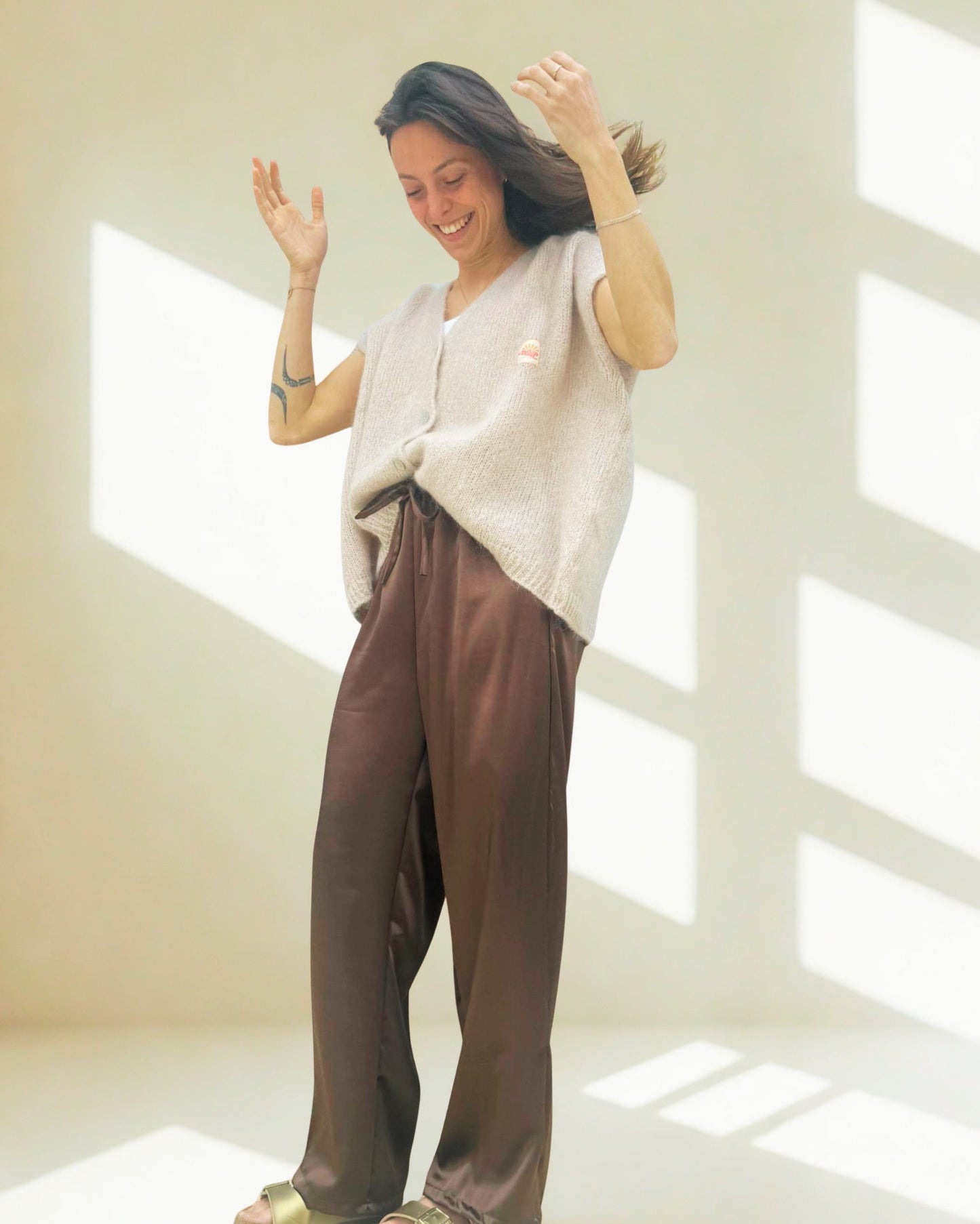 Pantalon Large Nout – Élégance & Confort